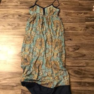 Boutique Spaghetti Strap Maxi Dress